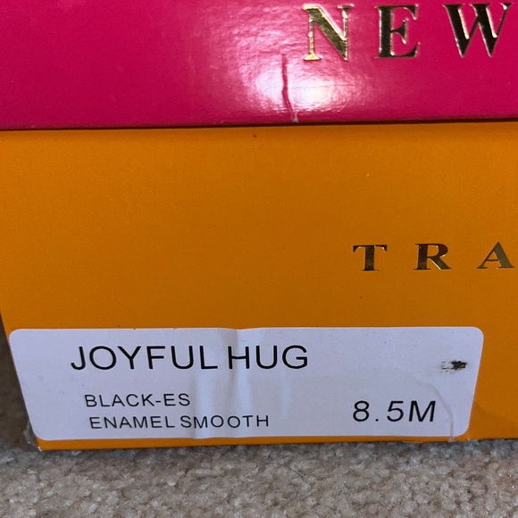 Strappy Black Wedges- New York Transit, size 8.5 - Picture 3 of 3